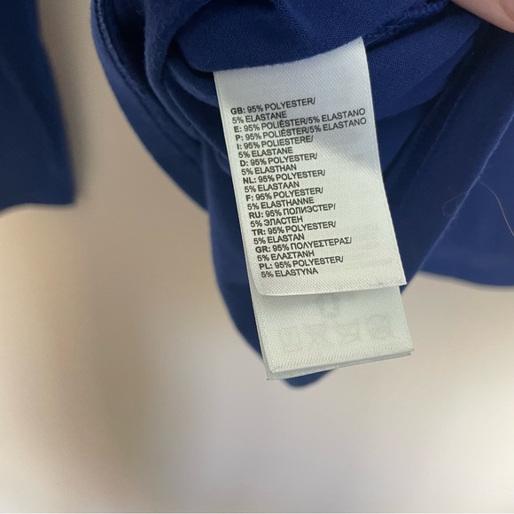 The North Face Men's Cobalt Blue Vapor Wick Long Sleeve Shirt Size Medium - Picture 4 of 4